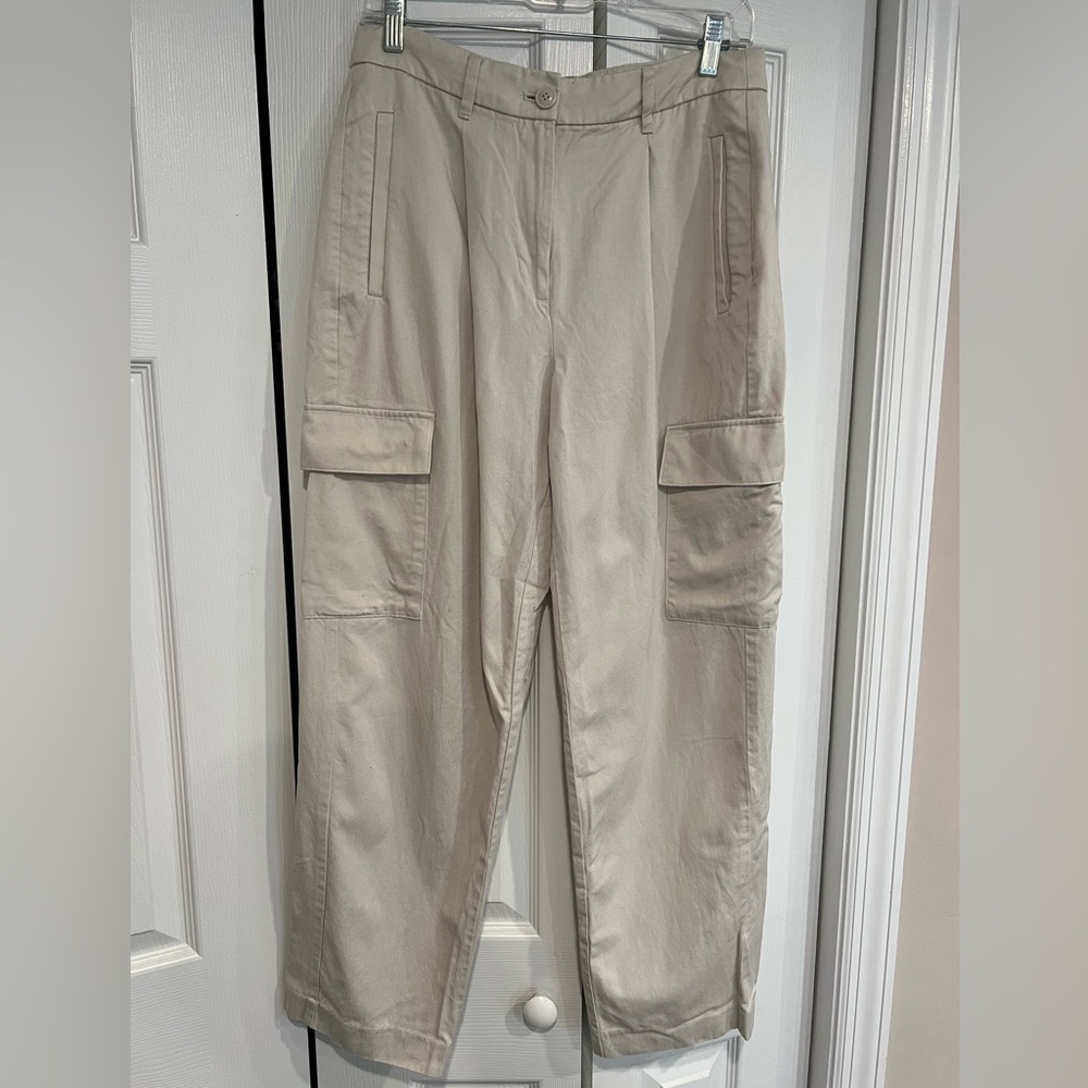 Old Navy Light Khaki Straight Leg Trousers